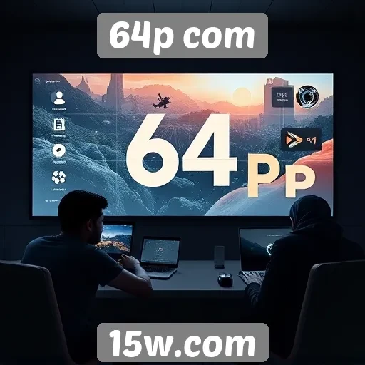 Destaques das funcionalidades interativas do 64p