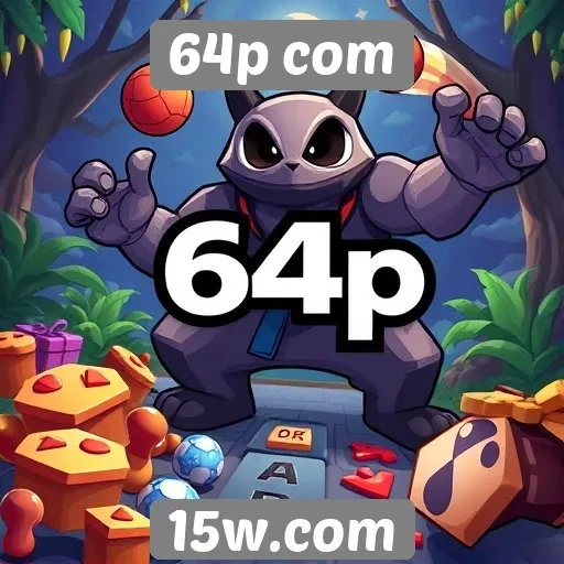 64p com oferece diversidade de jogos online